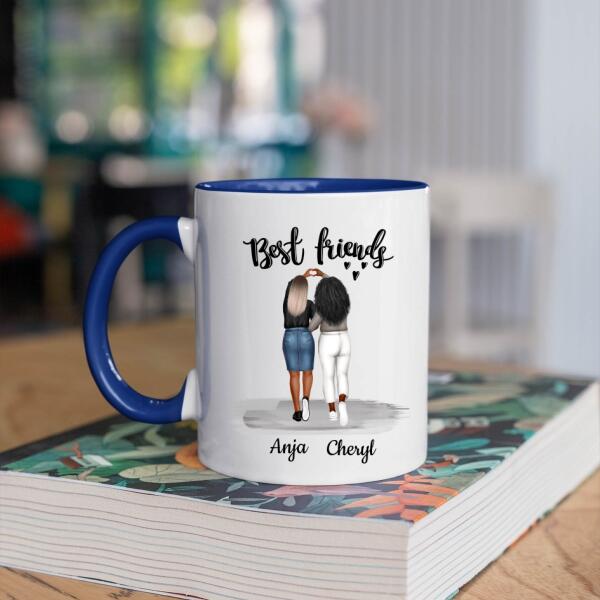 Best Friends 2 Personen - You should see me with my Bestfriend ♥ - Gepersonaliseerde mok voor Vriendin, Vriendinnen, Vrouw, Vriendschap, Zus, Zusje, BFF, Collega, Dochter