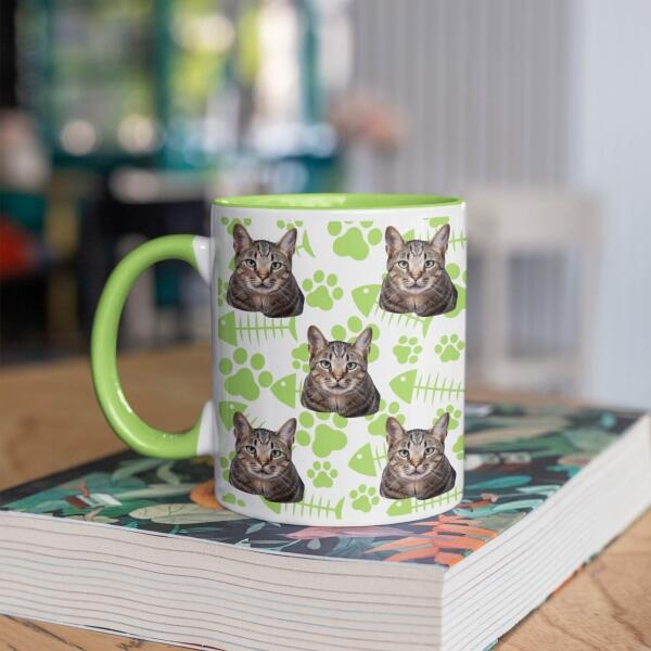 Mijn Favoriete Kat met Graten ♥ - Gepersonaliseerde mok voor Kattenmama, Kattenpapa, Kattenouders, Katteneigenaar, Kattenbaasjes, Partner, Vriend, Vriendin, Vrouw, Man, Kitten