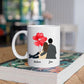 Koppel met Ballonnen Zittend - You are my person ♥ - Gepersonaliseerde mok voor Partner, Vriend, Vriendin, Vrouw, Man, Jubileum