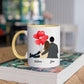 Koppel met Ballonnen Zittend - You are my person ♥ - Gepersonaliseerde mok voor Partner, Vriend, Vriendin, Vrouw, Man, Jubileum