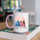 Gezin met Vader, Moeder en 1-2 Dochter(s) - Our family ♥ - Gepersonaliseerde mok voor Gezin, Vader, Moeder, Dochter, Zoon, Kinderen, Familie, Kind, Stiefvader, Stiefmoeder, Dochters, Zoons