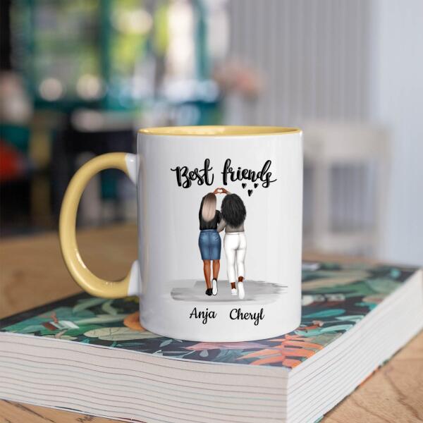 Best Friends 2 Personen - You should see me with my Bestfriend ♥ - Gepersonaliseerde mok voor Vriendin, Vriendinnen, Vrouw, Vriendschap, Zus, Zusje, BFF, Collega, Dochter