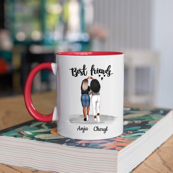 Best Friends 2 Personen - You should see me with my Bestfriend ♥ - Gepersonaliseerde mok voor Vriendin, Vriendinnen, Vrouw, Vriendschap, Zus, Zusje, BFF, Collega, Dochter