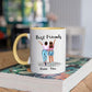 Beste Vriendinnen 2 Personen - Soul Sisters ♥ - Gepersonaliseerde mok voor Vriendin, Vriendinnen, Vrouw, Vriendschap, Zus, Zusje, BFF, Collega, Dochter