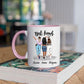 Beste Vriendinnen, Zussen of Collega's - Persoonlijke Vriendschap Mok AanpasbaarBest Friends 3 Personen - Not Sisters by Blood, but Sisters by Heart - Gepersonaliseerde mok voor Vriendin, Vriendinnen, Vrouw, Vriendschap, Zus, Zusje, BFF, Collega, Dochter