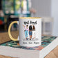 Beste Vriendinnen, Zussen of Collega's - Persoonlijke Vriendschap Mok AanpasbaarBest Friends 3 Personen - Not Sisters by Blood, but Sisters by Heart - Gepersonaliseerde mok voor Vriendin, Vriendinnen, Vrouw, Vriendschap, Zus, Zusje, BFF, Collega, Dochter
