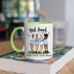 Best Friends 4 Personen - Friends forever ♥ - Gepersonaliseerde mok voor Vriendin, Vriendinnen, Vrouw, Vriendschap, Zus, Zusje, BFF, Collega, Dochter