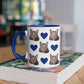Mijn Kat met Hartjes ♥ - Gepersonaliseerde mok voor Kattenmama, Kattenpapa, Kattenouders, Katteneigenaar, Kattenbaasjes, Partner, Vriend, Vriendin, Vrouw, Man, Kitten
