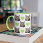 Mijn Kat met Hartjes ♥ - Gepersonaliseerde mok voor Kattenmama, Kattenpapa, Kattenouders, Katteneigenaar, Kattenbaasjes, Partner, Vriend, Vriendin, Vrouw, Man, Kitten
