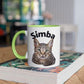 Mijn Kat met Naam ♥ - Gepersonaliseerde mok voor Kattenmama, Kattenpapa, Kattenouders, Katteneigenaar, Kattenbaasjes, Partner, Vriend, Vriendin, Vrouw, Man, Kitten