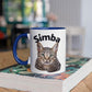 Mijn Kat met Naam ♥ - Gepersonaliseerde mok voor Kattenmama, Kattenpapa, Kattenouders, Katteneigenaar, Kattenbaasjes, Partner, Vriend, Vriendin, Vrouw, Man, Kitten