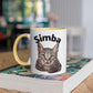 Mijn Kat met Naam ♥ - Gepersonaliseerde mok voor Kattenmama, Kattenpapa, Kattenouders, Katteneigenaar, Kattenbaasjes, Partner, Vriend, Vriendin, Vrouw, Man, Kitten