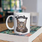 Mijn Kat met Naam ♥ - Gepersonaliseerde mok voor Kattenmama, Kattenpapa, Kattenouders, Katteneigenaar, Kattenbaasjes, Partner, Vriend, Vriendin, Vrouw, Man, Kitten