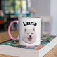 Mijn Hond met Naam ♥ - Gepersonaliseerde mok voor Hondenmama, Hondenpapa, Hondenouders, Hondeneigenaar, Hondenbaasjes, Partner, Vriend, Vriendin, Vrouw, Man, Puppy