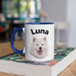 Mijn Hond met Naam ♥ - Gepersonaliseerde mok voor Hondenmama, Hondenpapa, Hondenouders, Hondeneigenaar, Hondenbaasjes, Partner, Vriend, Vriendin, Vrouw, Man, Puppy