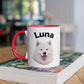 Mijn Hond met Naam ♥ - Gepersonaliseerde mok voor Hondenmama, Hondenpapa, Hondenouders, Hondeneigenaar, Hondenbaasjes, Partner, Vriend, Vriendin, Vrouw, Man, Puppy