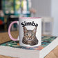 Mijn Kat met Naam ♥ - Gepersonaliseerde mok voor Kattenmama, Kattenpapa, Kattenouders, Katteneigenaar, Kattenbaasjes, Partner, Vriend, Vriendin, Vrouw, Man, Kitten