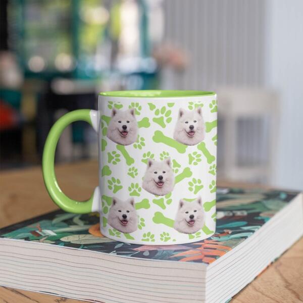 Mijn Favoriete Hond met Botten ♥ - Gepersonaliseerde mok voor Hondenmama, Hondenpapa, Hondenouders, Hondeneigenaar, Hondenbaasjes, Partner, Vriend, Vriendin, Vrouw, Man, Puppy