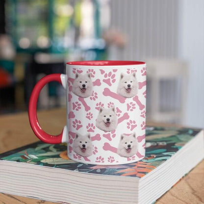 Mijn Favoriete Hond met Botten ♥ - Gepersonaliseerde mok voor Hondenmama, Hondenpapa, Hondenouders, Hondeneigenaar, Hondenbaasjes, Partner, Vriend, Vriendin, Vrouw, Man, Puppy