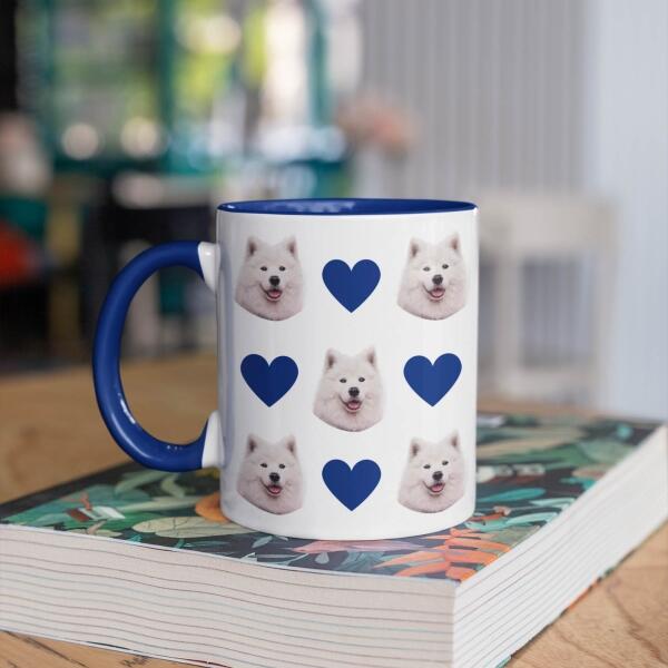 Mijn Hond met Hartjes ♥ - Gepersonaliseerde mok voor Hondenmama, Hondenpapa, Hondenouders, Hondeneigenaar, Hondenbaasjes, Partner, Vriend, Vriendin, Vrouw, Man, Puppy