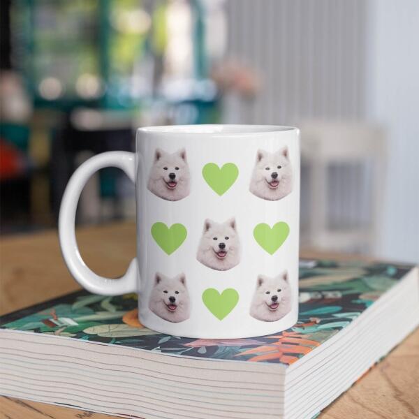 Mijn Hond met Hartjes ♥ - Gepersonaliseerde mok voor Hondenmama, Hondenpapa, Hondenouders, Hondeneigenaar, Hondenbaasjes, Partner, Vriend, Vriendin, Vrouw, Man, Puppy