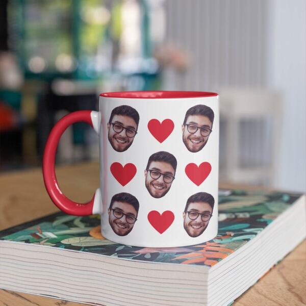 Mijn Favoriete Persoon met Hartjes ♥ - Gepersonaliseerde mok voor Partner, Vriend, Vriendin, Vrouw, Man, Jubileum, Gezin, Vader, Moeder, Dochter, Zoon, Kinderen, Familie, Kind, Dochters, Zoons