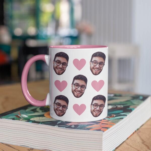 Mijn Favoriete Persoon met Hartjes ♥ - Gepersonaliseerde mok voor Partner, Vriend, Vriendin, Vrouw, Man, Jubileum, Gezin, Vader, Moeder, Dochter, Zoon, Kinderen, Familie, Kind, Dochters, Zoons