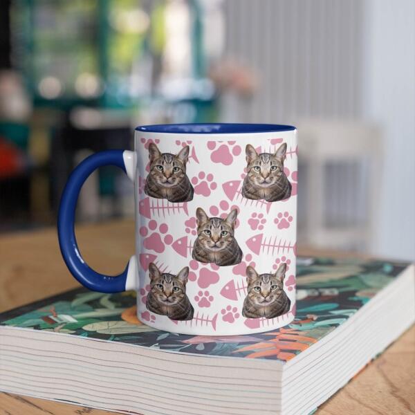 Mijn Favoriete Kat met Graten ♥ - Gepersonaliseerde mok voor Kattenmama, Kattenpapa, Kattenouders, Katteneigenaar, Kattenbaasjes, Partner, Vriend, Vriendin, Vrouw, Man, Kitten