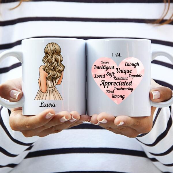 Ik ben ook Speciaal Mok - Ik ben... ♥ - Gepersonaliseerde mok voor Haar, Vriendin, Partner, Vrouw, Zus, Zusje, Moeder, Mama, Tante, Vriendinnen