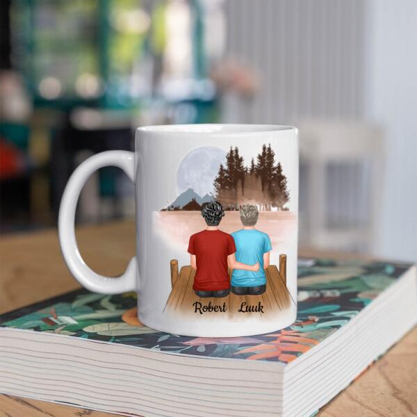 Koppel mannen LGBTQ+ - You are my person ♥
 -  Gepersonaliseerde mok voor Partner, Vriend, Man, Husband, Jubileum, Huwelijk