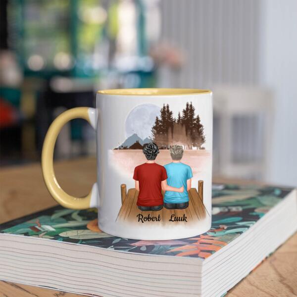 Koppel mannen LGBTQ+ - You are my person ♥
 -  Gepersonaliseerde mok voor Partner, Vriend, Man, Husband, Jubileum, Huwelijk